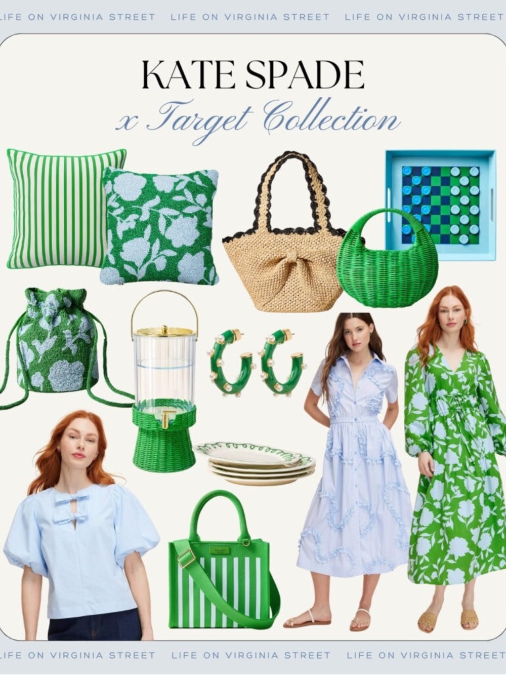 Kate Spade New York x Target green wicker purse - Picture 5 of 5